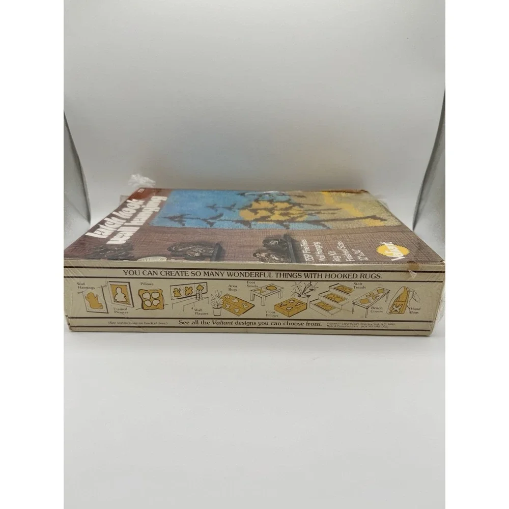 Vtg Valiant‎ Pine Trees Wall Hanging Kit 7559 12x24